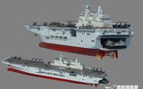 [ẢNH] Kinh ngạc trước tốc độ Trung Quốc đóng mới tàu đổ bộ trực thăng Type 075