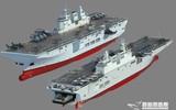 [ẢNH] Tàu đổ bộ Type 075 Trung Quốc vẫn ngổn ngang sau 4 tháng hạ thủy