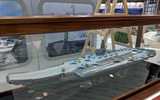 [ẢNH] Nga ra mắt cùng lúc 2 mô hình tàu sân bay độc đáo tại triển lãm IDMS 2019