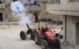 [ẢNH] Pantsir-S1 Syria bất lực trước cuộc tấn công bằng rocket của phiến quân vào Aleppo