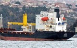 [ẢNH] Tàu vận tải Nga chở đầy bom có sức công phá lớn cập cảng Syria