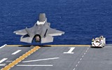 [ẢNH] Siêu tàu đổ bộ Mỹ tập trận cùng tiêm kích tàng hình F-35B ngay 