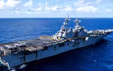 [ẢNH] Siêu tàu đổ bộ Mỹ tập trận cùng tiêm kích tàng hình F-35B ngay 