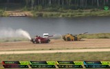 [ẢNH] Liên tiếp gặp sự cố tại giải đấu Tank Biathlon, xe tăng Nga không tốt như quảng cáo?