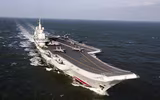 [ẢNH] Tàu sân bay nội địa Trung Quốc mang số tiêm kích hạm... gấp rưỡi Đô đốc Kuznetsov