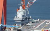 [ẢNH] Tàu sân bay nội địa Trung Quốc mang số tiêm kích hạm... gấp rưỡi Đô đốc Kuznetsov