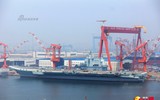 [ẢNH] Tàu sân bay nội địa Trung Quốc mang số tiêm kích hạm... gấp rưỡi Đô đốc Kuznetsov