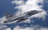 [ẢNH] Su-30SM Nga vội vã rút lui khi bị JAS 39 Gripen mang đầy vũ khí áp sát