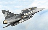 [ẢNH] Su-30SM Nga vội vã rút lui khi bị JAS 39 Gripen mang đầy vũ khí áp sát