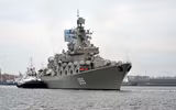 [ẢNH] Nga cấp tốc điều tuần dương hạm Nguyên soái Ustinov tới Syria sau khi hoàn thành nâng cấp