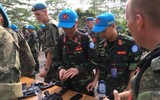 [ẢNH] Chiến sĩ gìn giữ hòa bình Việt Nam huấn luyện sử dụng súng trường Pindad SS2 tối tân