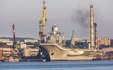 [ẢNH] Dấu hiệu Nga từ bỏ nâng cấp tàu sân bay Đô đốc Kuznetsov