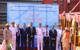 [ẢNH] Ấn Độ hạ thủy chiến hạm tàng hình cực mạnh 