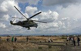 [ẢNH] Trực thăng vũ trang Syria bất ngờ tấn công dữ dội phiến quân tại Lattakia