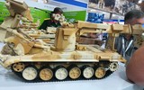 [ẢNH] Loạt mô hình thiết giáp tối tân của Nga trưng bày ngay tại Hà Nội