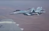 [ẢNH] Tiêm kích Nga cất cánh hàng loạt chặn chiến đấu cơ Israel tấn công Syria