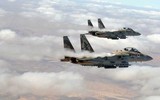 [ẢNH] Tiêm kích Nga cất cánh hàng loạt chặn chiến đấu cơ Israel tấn công Syria