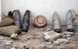[ẢNH] Đoàn xe tuần tra quân cảnh Nga bị trúng mìn tại Daraa, Syria