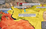[ẢNH] Quân đội Syria phản ứng nóng khi xe tăng Thổ Nhĩ Kỳ áp sát Manbij
