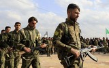 [ẢNH] Quân đội Syria phản ứng nóng khi xe tăng Thổ Nhĩ Kỳ áp sát Manbij