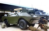 [ẢNH] Thiết giáp BRDM-2M biểu diễn tính năng trước tùy viên quân sự Việt Nam tại Nga