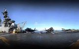[ẢNH] Tàu đổ bộ tối tân nhất của Mỹ mang đầy F-35B tập trận tại Biển Đông