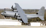[ẢNH] ‘Lực sĩ’ C-130J Super Hercules ‘ngã sấp mặt’ ngay khi chuẩn bị cất cánh