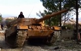 [ẢNH] Xe tăng Thổ Nhĩ Kỳ tấn công dữ dội quân đội Syria gần Ras al-Ayn