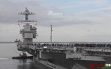 [ẢNH] Mỹ chuẩn bị hạ thủy siêu tàu sân bay hạt nhân lớp Ford thứ hai