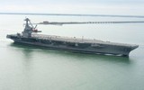 [ẢNH] Mỹ chuẩn bị hạ thủy siêu tàu sân bay hạt nhân lớp Ford thứ hai