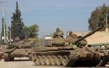 [ẢNH] Quân đội Syria cùng vũ khí hạng nặng ào ạt trở lại thị trấn Tal Tamr