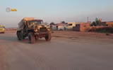 [ẢNH] Quân đội Syria cùng vũ khí hạng nặng ào ạt trở lại thị trấn Tal Tamr
