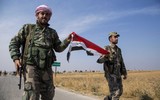 [ẢNH] Quân đội Syria cùng vũ khí hạng nặng ào ạt trở lại thị trấn Tal Tamr