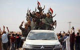 [ẢNH] Quân đội Syria cùng vũ khí hạng nặng ào ạt trở lại thị trấn Tal Tamr