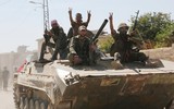 [ẢNH] Quân đội Syria đưa vũ khí hạng nặng tới Đông Bắc, chuẩn bị đánh lớn?