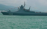 [ẢNH] Nga bất ngờ điều chiến hạm tàng hình 1.000 tấn tối tân nhất tới Syria