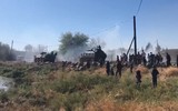 [ẢNH] Quân cảnh Nga bị người Kurd tấn công dữ dội khi tuần tra tại Đông Bắc Syria