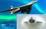 [ẢNH] Cú tăng tốc kinh hoàng của Tu-160 khiến F-35 