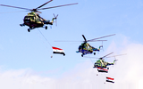 [ẢNH] Trực thăng Mi-8 của không quân Syria rơi tại Hama gây thương vong lớn