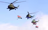 [ẢNH] Trực thăng Mi-8 của không quân Syria rơi tại Hama gây thương vong lớn
