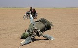 [ẢNH] Trực thăng Mi-8 của không quân Syria rơi tại Hama gây thương vong lớn