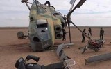 [ẢNH] Trực thăng Mi-8 của không quân Syria rơi tại Hama gây thương vong lớn