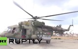 [ẢNH] Trực thăng Mi-8 của không quân Syria rơi tại Hama gây thương vong lớn