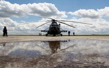 [ẢNH] Trực thăng Mi-8 của không quân Syria rơi tại Hama gây thương vong lớn