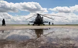 [ẢNH] Trực thăng Mi-8 của không quân Syria rơi tại Hama gây thương vong lớn