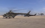 [ẢNH] Trực thăng Mi-8 của không quân Syria rơi tại Hama gây thương vong lớn
