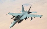 [ẢNH] Tiêm kích F/A-18 Hornet bay ngay trên đầu tổ hợp phòng không S-400 Triumf