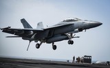 [ẢNH] Tiêm kích F/A-18 Hornet bay ngay trên đầu tổ hợp phòng không S-400 Triumf