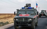 [ẢNH] Đoàn xe tuần tra của quân cảnh Nga tại Syria bị Mỹ đe dọa dùng vũ lực