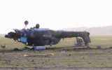 [ẢNH] Nga công bố hình ảnh trực thăng Mi-28UB rơi trong khi bay huấn luyện